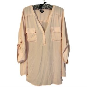 Torrid Harper Tunic Size 4 Pale Pink